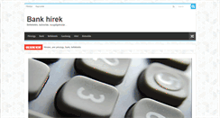 Desktop Screenshot of bankhirek.hu